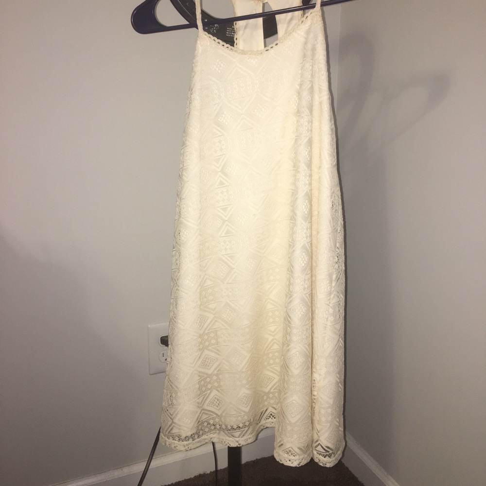 cream dress